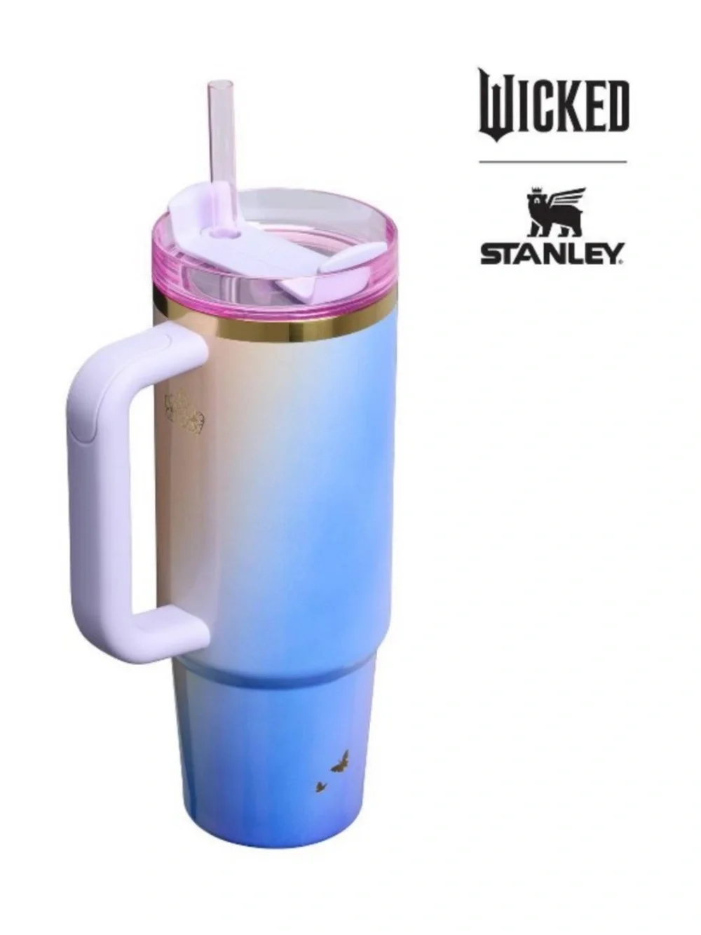 Stanley Wicked 30 oz Stainless Steel H2.0 Quencher Tumbler Glinda For Good - Picture 7 of 9